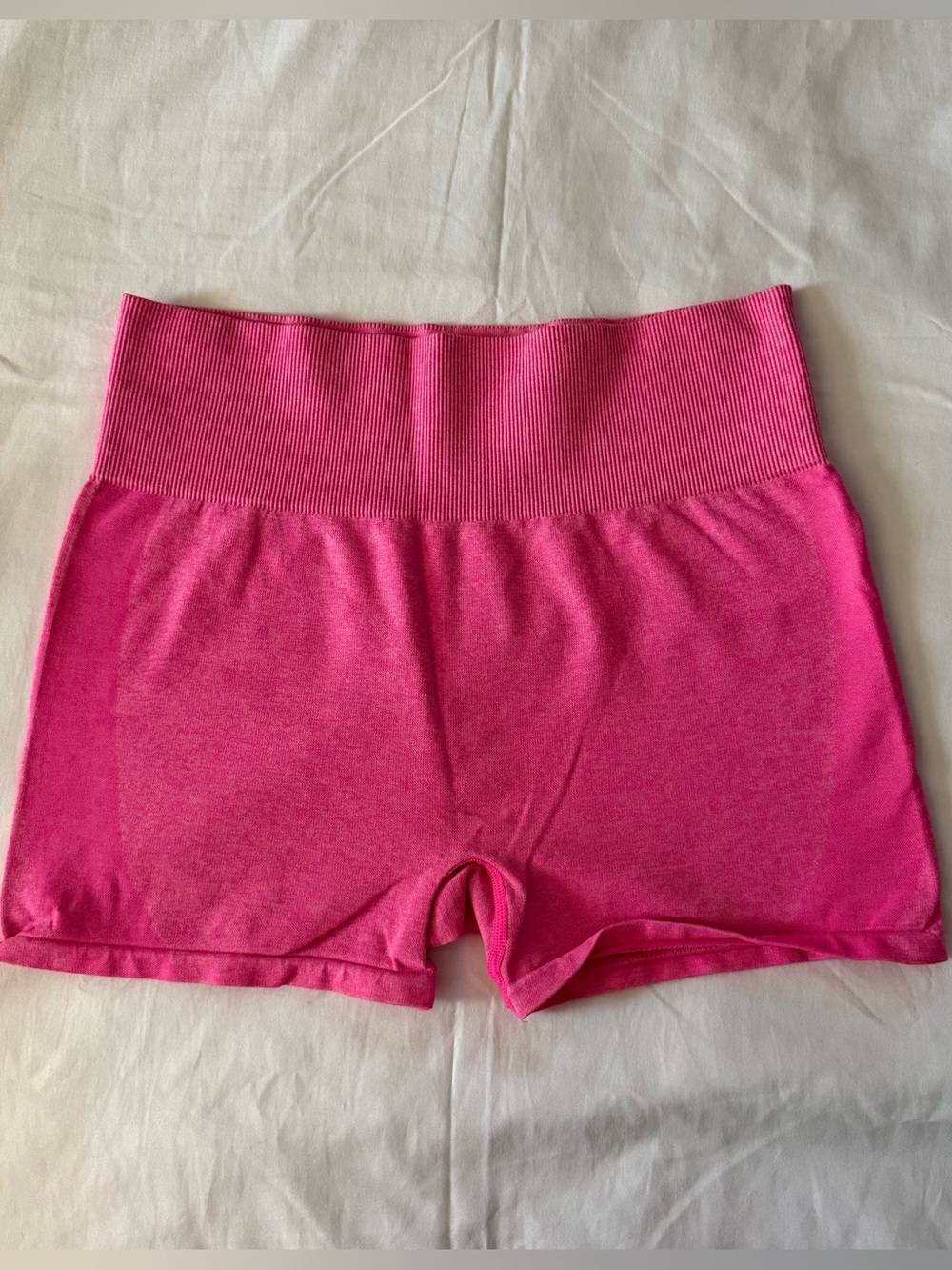 Pink Seamless Spandex Shorts